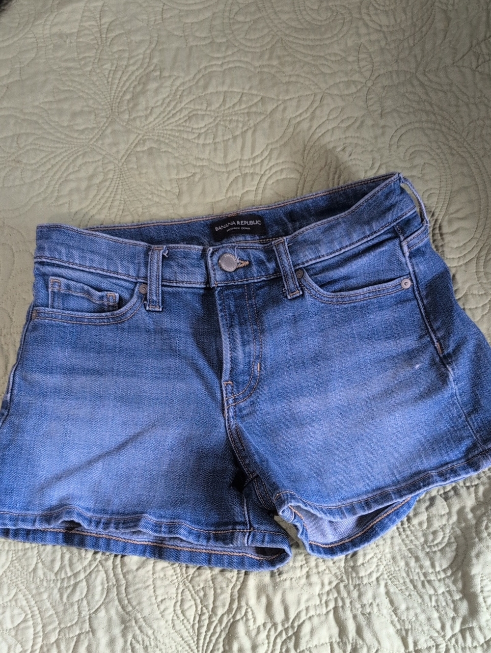 Banana Republic Medium Blue Denim Cutoff Shorts